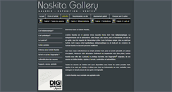 Desktop Screenshot of naskita-gallery.com